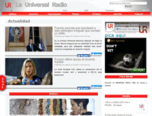 Tablet Screenshot of launiversalradio.com